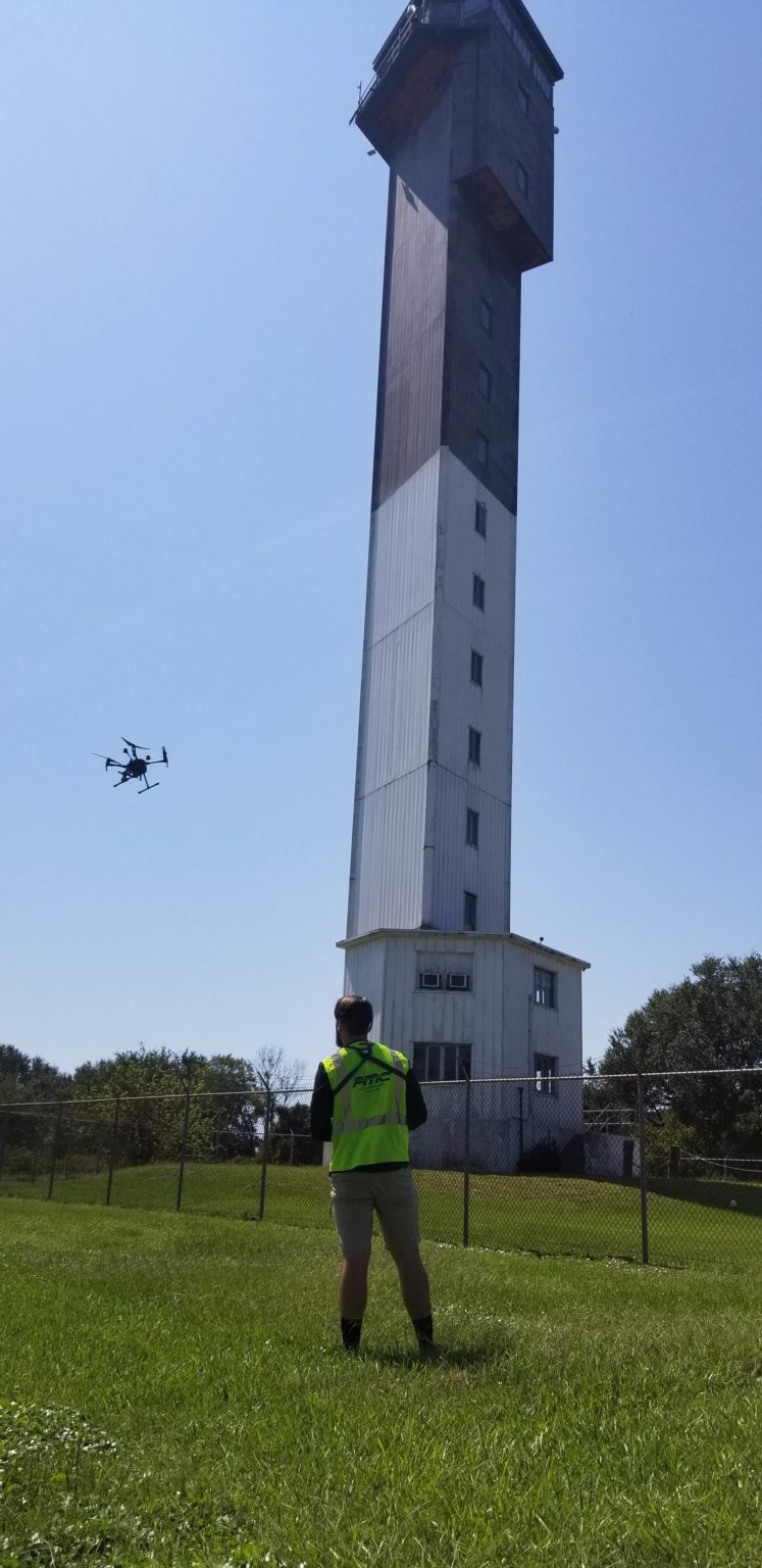 Imágenes de Drones del Faro de la Isla Sullivan